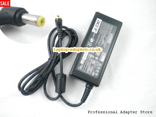  TRAVEL MATE 610TXV Laptop AC Adapter, TRAVEL MATE 610TXV Power Adapter, TRAVEL MATE 610TXV Laptop Battery Charger ACER19V3.42A65W-5.5x2.5mm-RIGHT-ANGEL