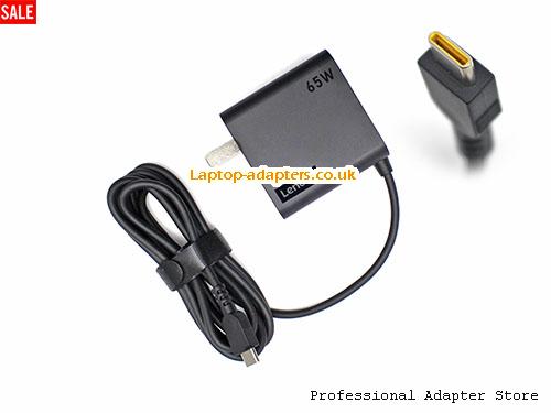  R480 Laptop AC Adapter, R480 Power Adapter, R480 Laptop Battery Charger LENOVO20V3.25A65W-Type-C-US-B