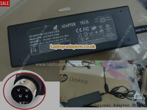  ATS160TS-P560 AC Adapter, ATS160TS-P560 56V 2.86A Power Adapter ADAPTERTECH56V2.86A160W-4Pins-SZXF