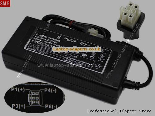  ATS250T-P560 AC Adapter, ATS250T-P560 56V 4.48A Power Adapter ADAPTERTECH56V4.48A250.88W-Molex-6Pins