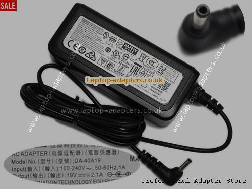 UK £15.65 Genuine APD DA-40A19 AC Adapter 19v 2.1A 40W Power Supply Small Tip