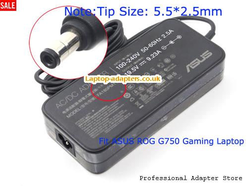  G75VX-DH72 Laptop AC Adapter, G75VX-DH72 Power Adapter, G75VX-DH72 Laptop Battery Charger ASUS19.5V9.23A180W-5.5x2.5mm