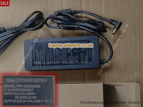  DS25298C8-F AC Adapter, DS25298C8-F 25.2V 39A Power Adapter CLASS2POWERSUPPLY25.2V3.9A98W-5.5x2.1mm