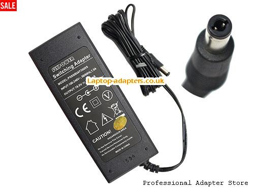 UK £15.06 Genuine Flypower PS65IBIAY3000S Switching Adapter 18.0v 3000mA 54W Power Supply