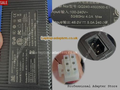 UK £35.56 Genuine GangQi GQ240-4800500-E1 Switching Adapter 48v 5A 240.0W Power Supply