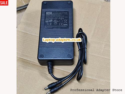  GM252-2401050-F AC Adapter, GM252-2401050-F 24V 10.5A Power Adapter GVE24V10.5A252W-5.5x2.5mm-2lines