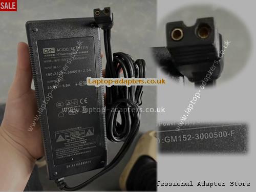  GM152-3000500-F Laptop AC Adapter, GM152-3000500-F Power Adapter, GM152-3000500-F Laptop Battery Charger GVE30V5A150W-2Holes