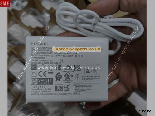 UK £14.37 Genuine HuaWei HW-120300D0D Switching Ac Adapter 12v 3A 36W Power Supply White