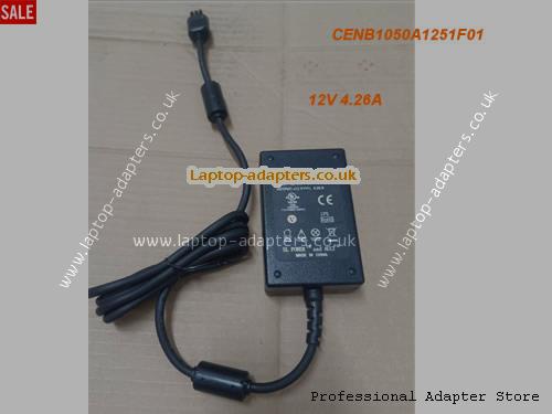  CENB1050A1251F01 Laptop AC Adapter, CENB1050A1251F01 Power Adapter, CENB1050A1251F01 Laptop Battery Charger ITE12V4.26A51.12W-Molex-6Pins