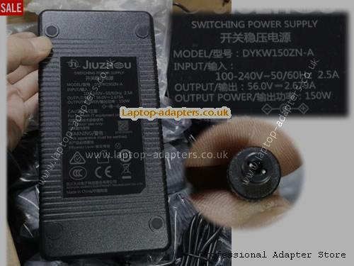 UK £22.19 Genuine Jiuzhou DYKW150ZN-A Switching Power Supply 56.0v 2.679A AC Adapter