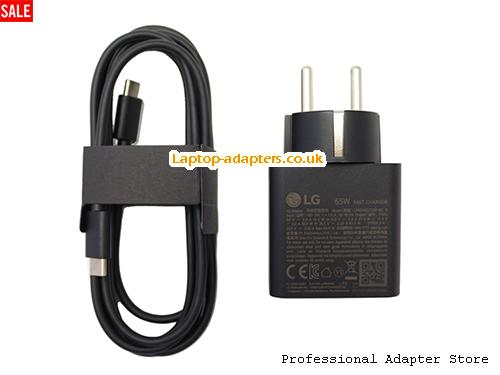 UK £19.18 Genuine EU LG  LP65WGC20P-EK B 65W Fast Charger Type C  20V 3.25A PDO AC Adapter