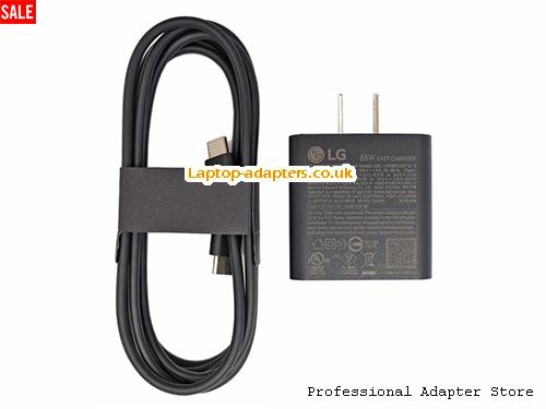  LP65WFC20P-NJ B AC Adapter, LP65WFC20P-NJ B 20V 3.25A Power Adapter LG20V3.25A65W-TYPEC-US