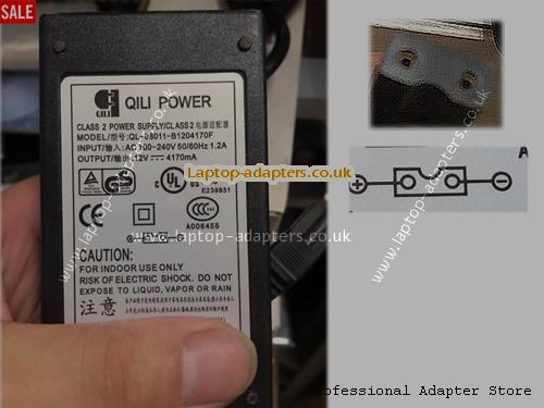 UK £13.17 Genuine QILI Power QL-08011-B1204170F Class 2 Power Supply 12v 4170mA  for NFA Car Refrigerator