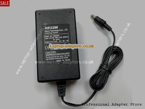  AC-09025DA Laptop AC Adapter, AC-09025DA Power Adapter, AC-09025DA Laptop Battery Charger REXON9V2.5A22.5W-4.8x1.7mm