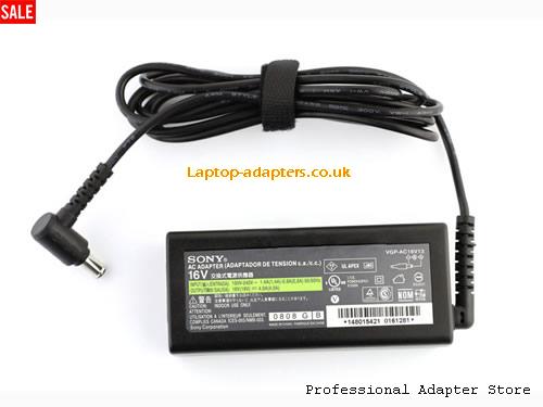  VGN-S250FP Laptop AC Adapter, VGN-S250FP Power Adapter, VGN-S250FP Laptop Battery Charger SONY16V4A64W-6.5x4.4mm