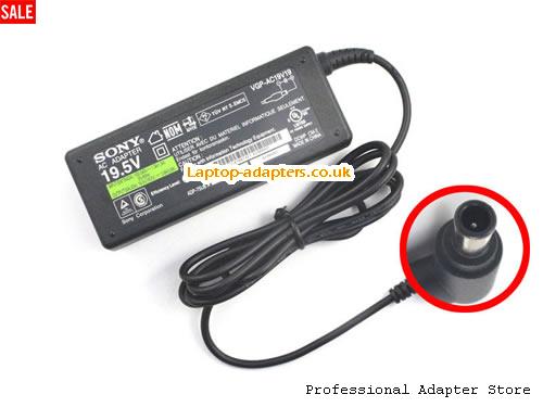  PCG-R505OM Laptop AC Adapter, PCG-R505OM Power Adapter, PCG-R505OM Laptop Battery Charger SONY19.5V3.9A75W-6.5x4.4mm