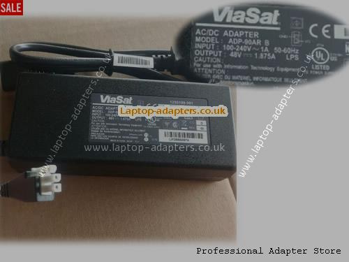  RG1000 DATA MODEM AC Adapter, RG1000 DATA MODEM Power Adapter, RG1000 DATA MODEM Battery Charger VIASAT48V1.875A90W-Molex-2Pins