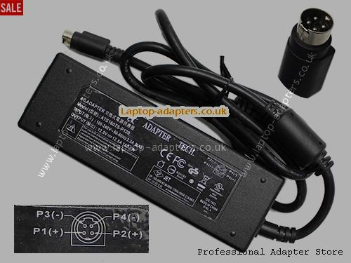  Image 1 for UK £34.19 Genuine Adapter Tech ATS160TS-120 AC/DC Adapter 12.0v 12.5A 150.0W 4 Pins 