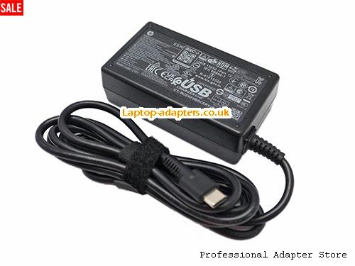  Image 2 for UK £19.57 Genuine for Hp TYPE-C 65W USB Charger L65505-002 L67440-001 TPN-CA21 20V 3.25A 